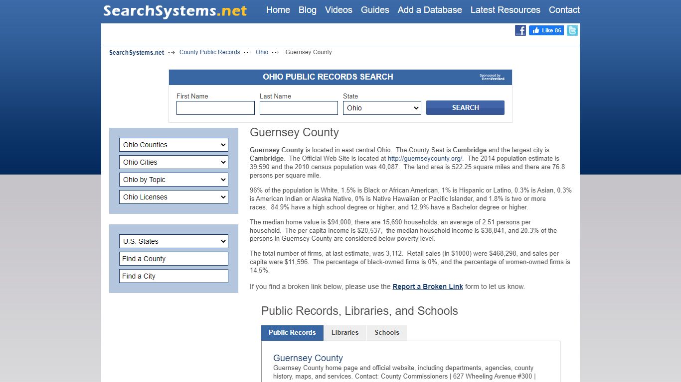 Guernsey County Criminal and Public Records